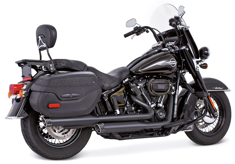 3.25 Inch Racing Slip Ons FLHC/FLDE Black/Black