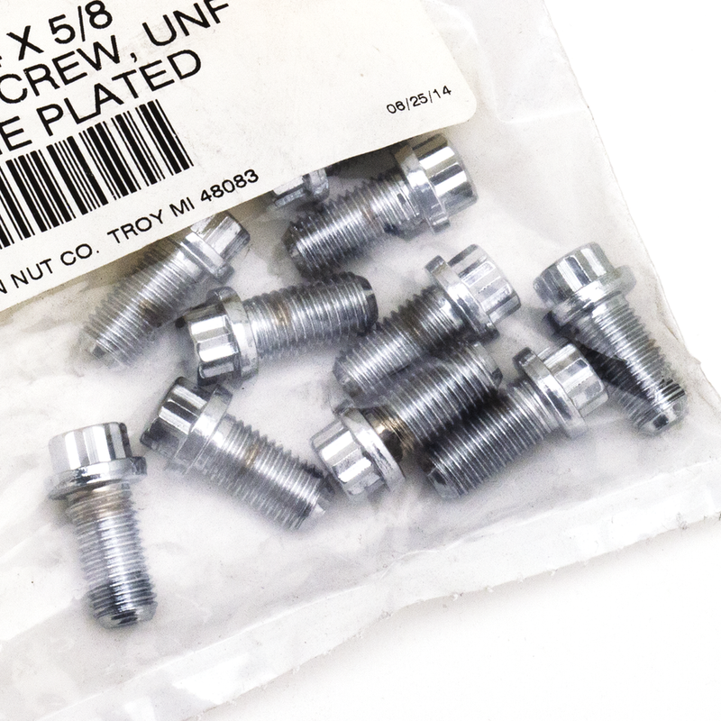 12-Point Screw 5/16-24x5/8 Inch UNF - Pack Of 10