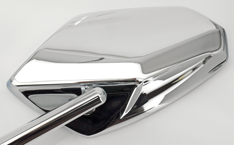 Deluxe Street Rod Mirrorset Chrome