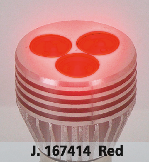 Single Fm-3 Led Bulb Red Ba15S