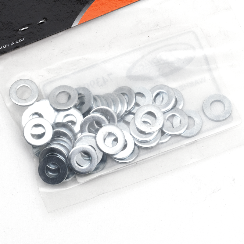 Zinc Washer 1/4 Inch - Pack Of 50