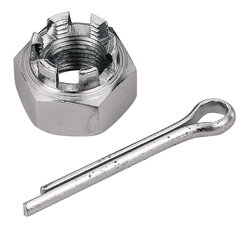 5/8-18 Castle Nut Rear Axle 8 Chrome