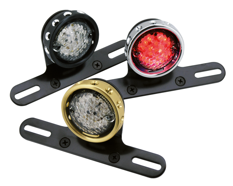 Chrome R1 Led Taillight W/License Bracket