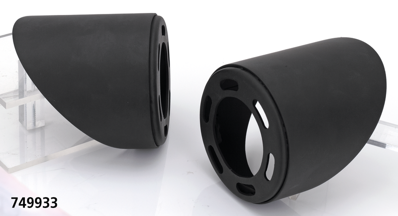 End Caps Royal 80 Slash Cut Black