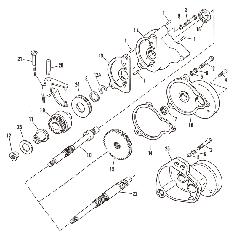 Starter Housing Parts For Belt Driven Flh & Fx 10Pck Retaining Ring