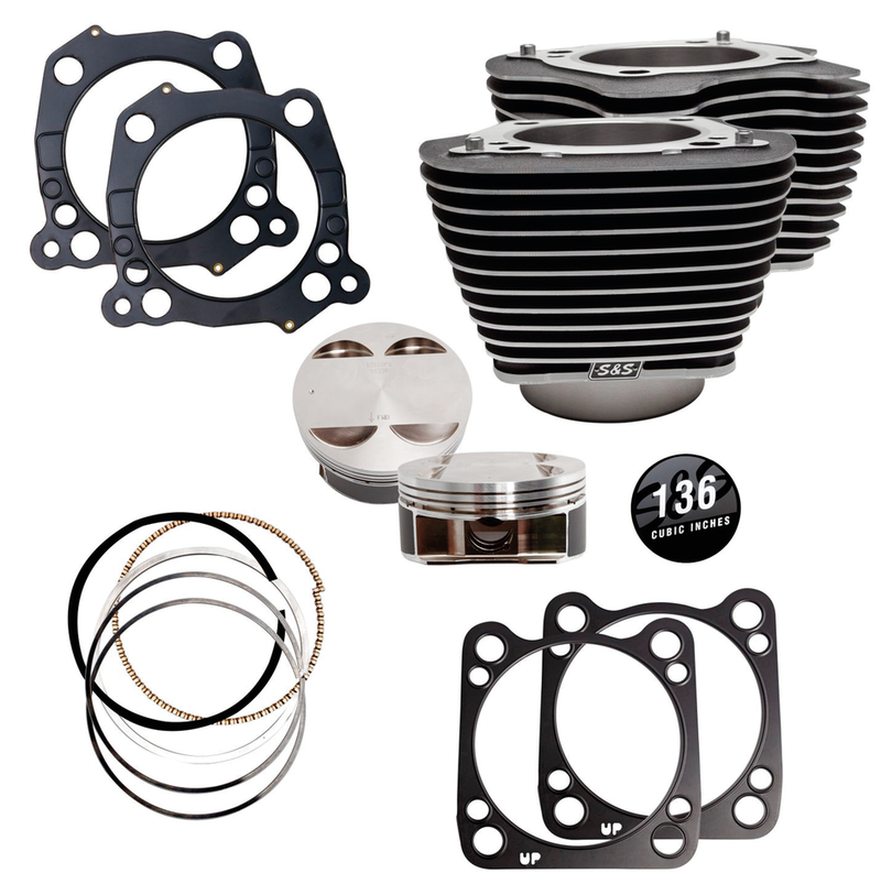 136Ci Cylinder Kit Me17-Up Blk/Highlight