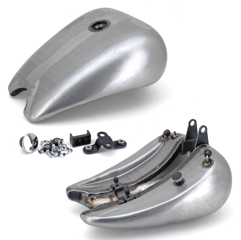 Stretch Gastank Evo Softail Popup 2 Inch Chrome