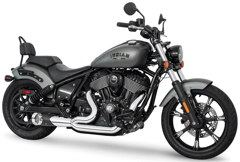 2-1 Turn-Out Combo 2 Black/ Chrome/ Chrome Straight CH