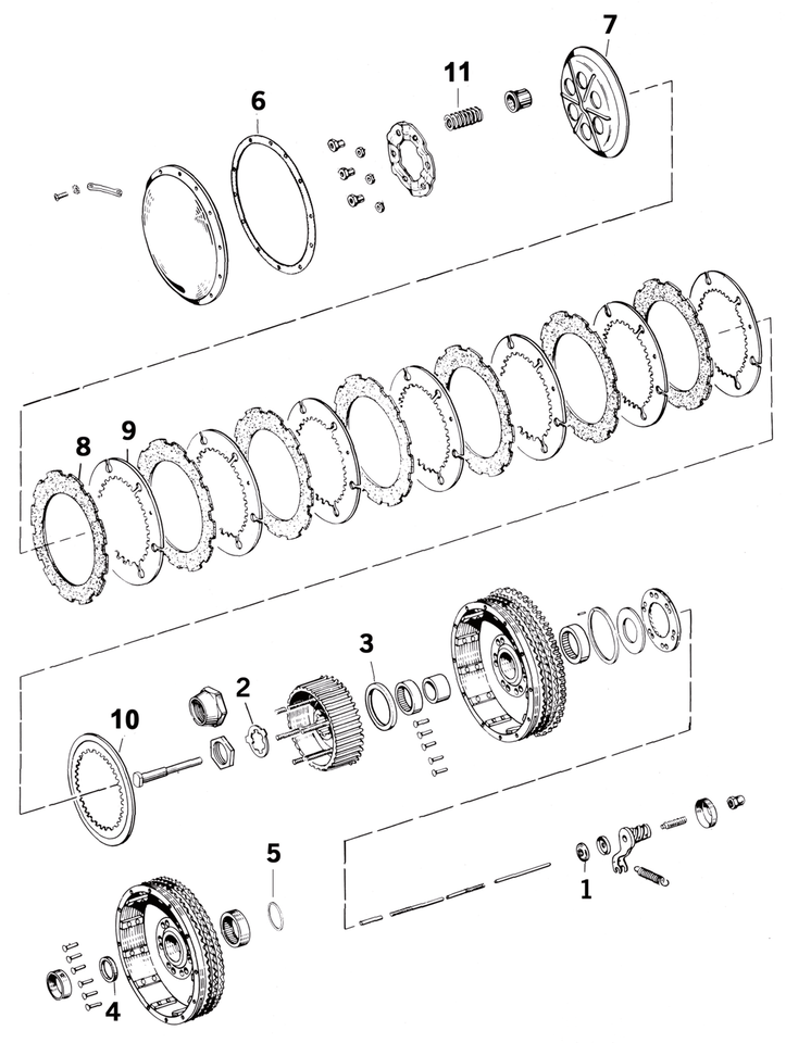 Oil Seal Clutch Rod XL53-70