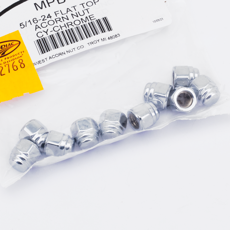 5/16-24 Flat Top Acorn Style Nut Assortment - Pack Of 10