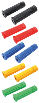 Beck Style Grips For 1915-1948 Harley & 1936-1952 Indian Beck Plastic Grip Set Black Hd15-48