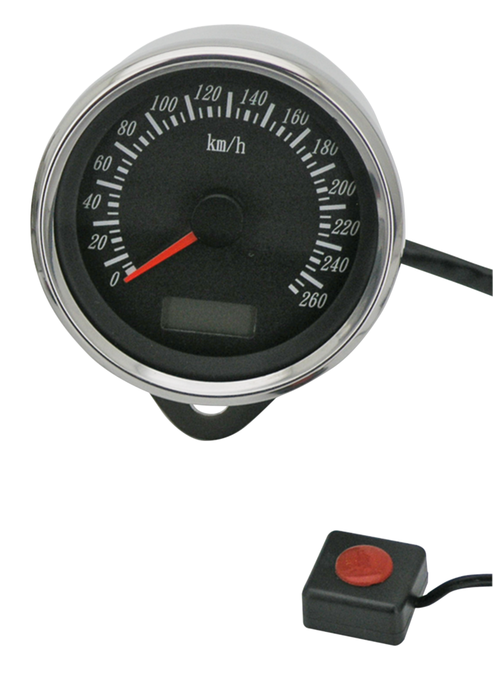 Electronic Speedo 80Mm Ss Housing Km/H 9