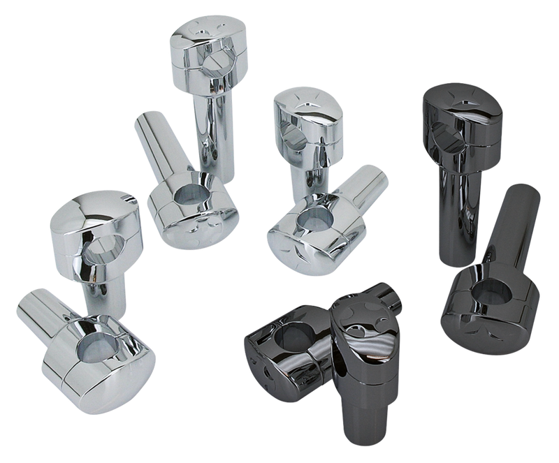 Fusion Oval Risers 2 Inch Smoothie Chrom