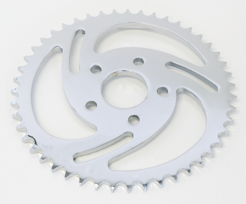 Chrome Swirled Sprocket 51T Fxr82-85