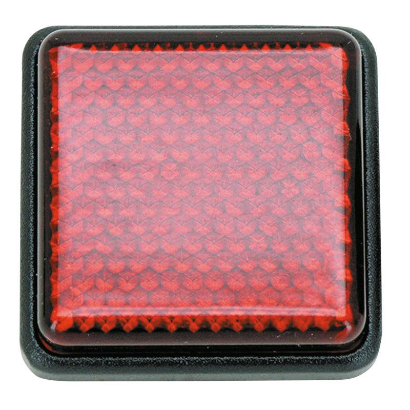 Universal Red Bolt-On Reflector 35X3