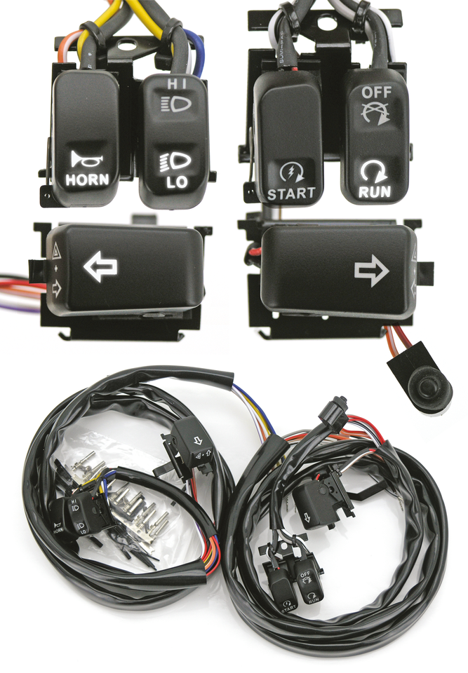 Black Led Swtchkit W/Radio+Crse Fl07Up