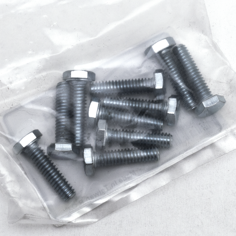 Hex Bolt 1/4-20X1 Inch Zinc - Pack Of 10