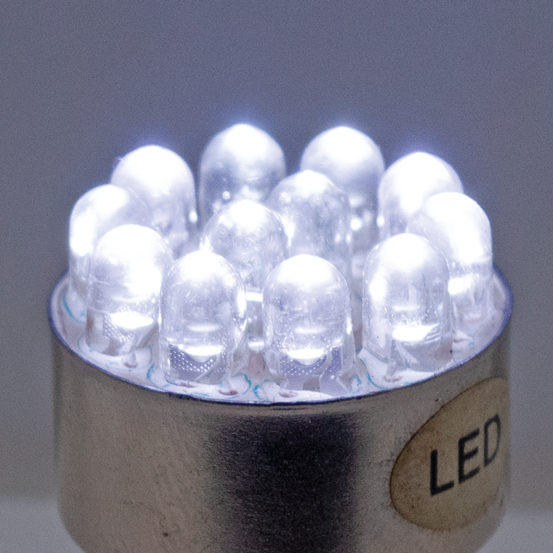 Single Cluster 12Xled Bulb White Ba15S