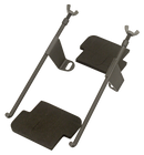 Battery Rod Kit For 1936-1957 Big Twin Battery Rod Kit With Flags And Pads