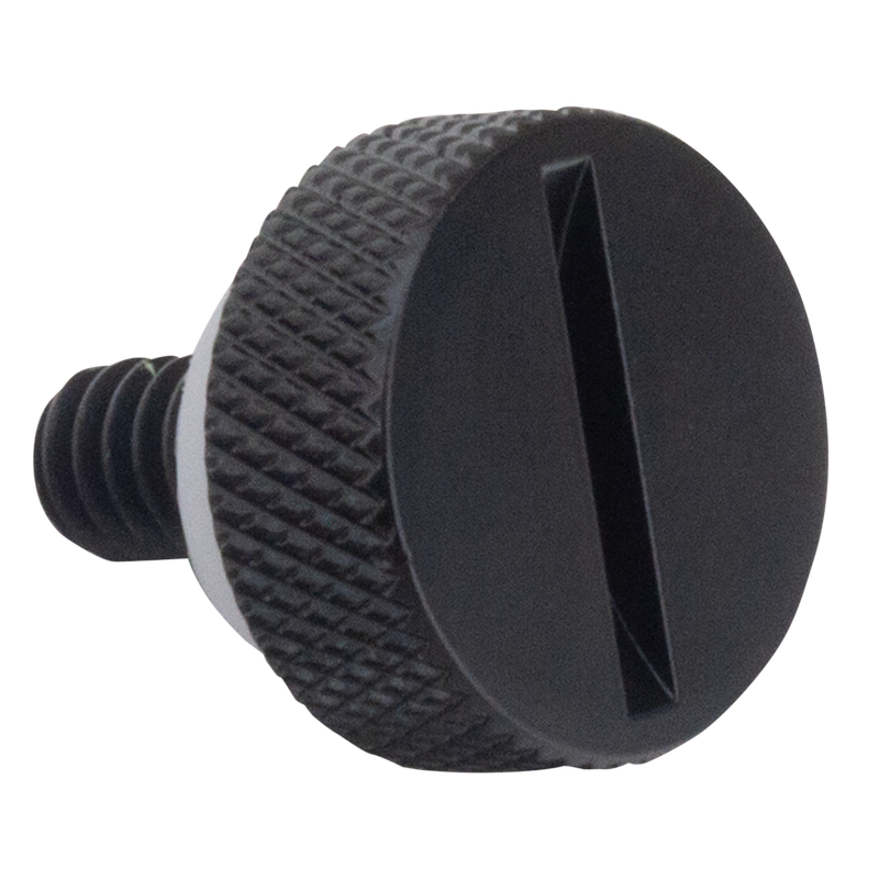 Blk Slotted Ezy Seat Screw 1-4-20