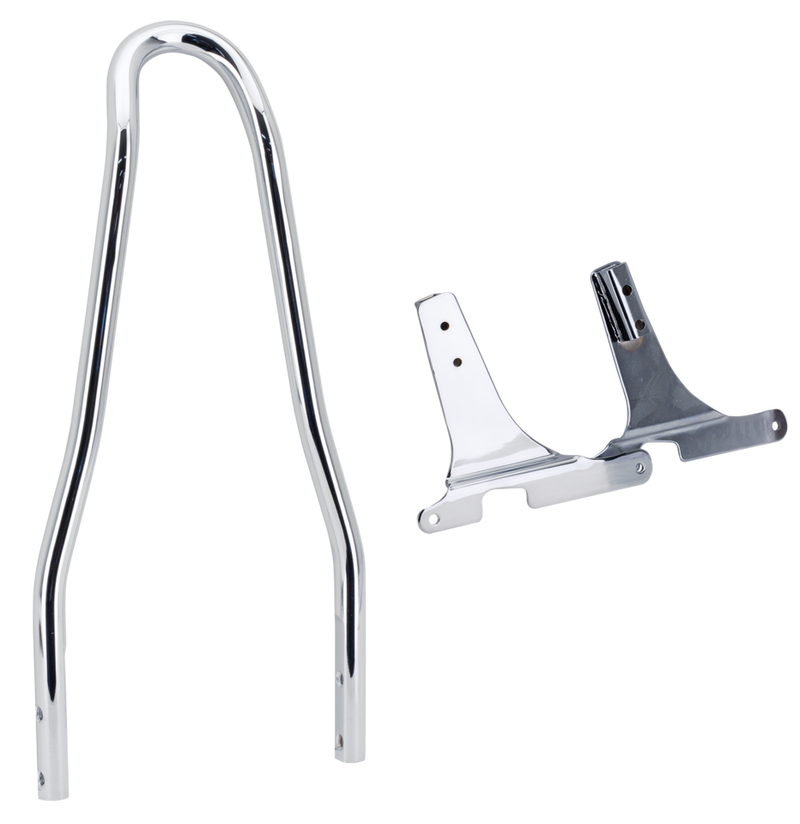 Round Top Detachable Sissy Bar 13 Inch Round Sissy Bar Chrome