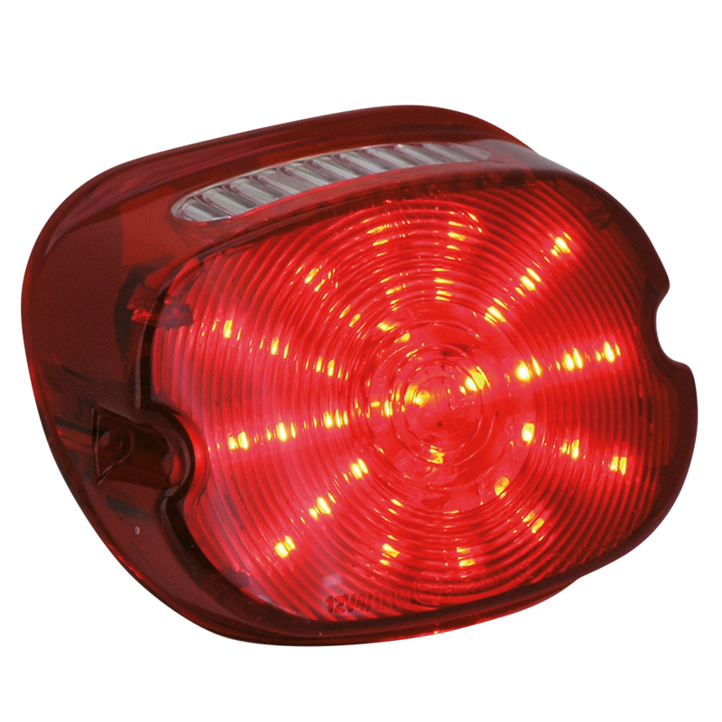 Lowpro H-D Led Taillight Red Lens E-Approved