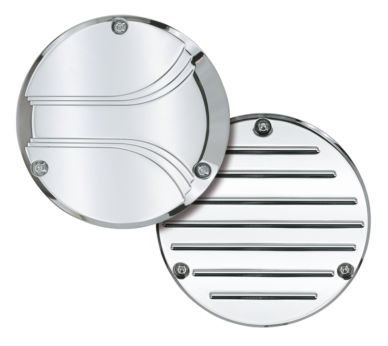 Chrome Billet Crested Derbycover Bt7