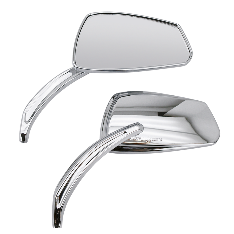 Viper Mirror Set W/Forged Stem Chrome