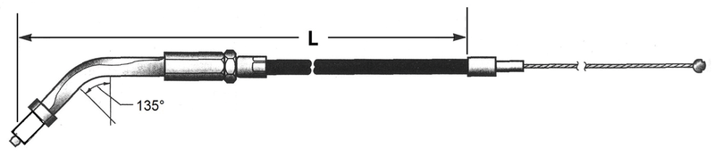 Black XL96 34 Inch 135 Degree Idle