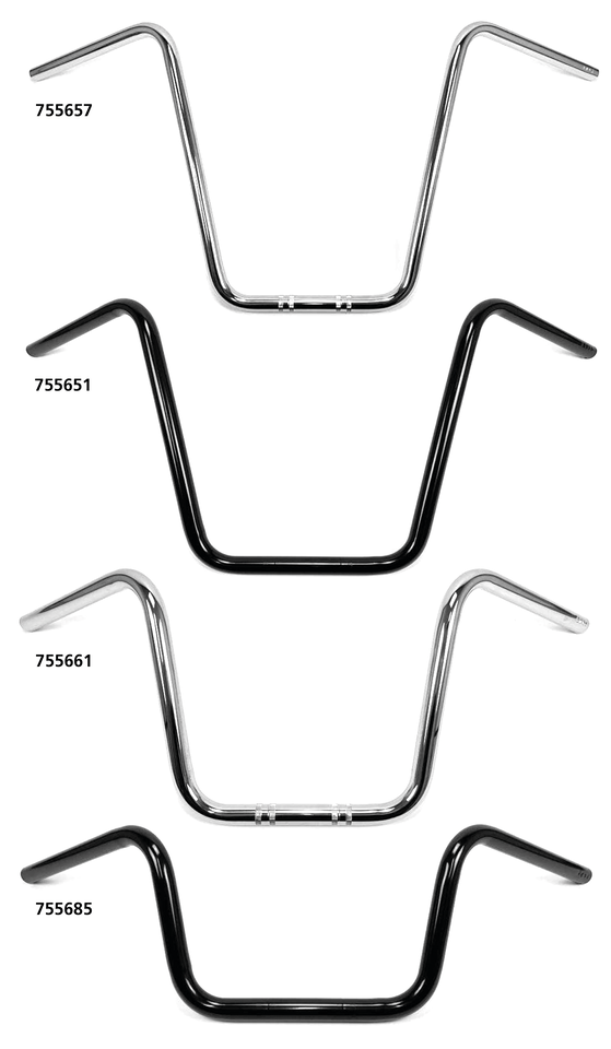 1 Inch Handlebars Chopper Chrome 755743