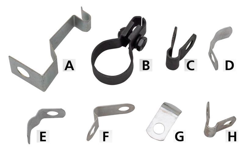 White Plated Timer Cable Clamp BT36-48