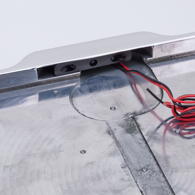 Licenseplateframe W/Lic Light Polish Dk