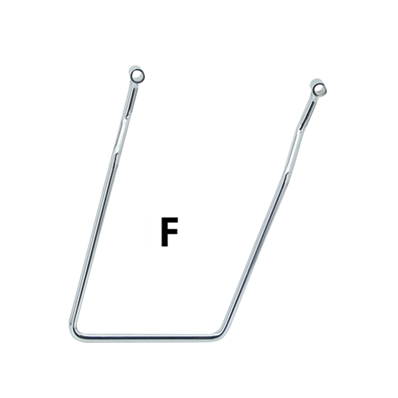 Chrome Saddlebag Supports Saddlebag Supports Fl/Fx 71-86 4 Speed