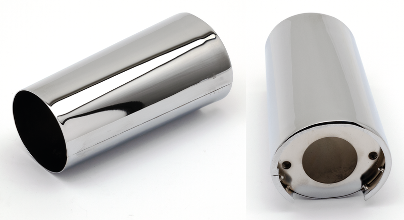 Left Slider Cover Chrome Headlight Softail