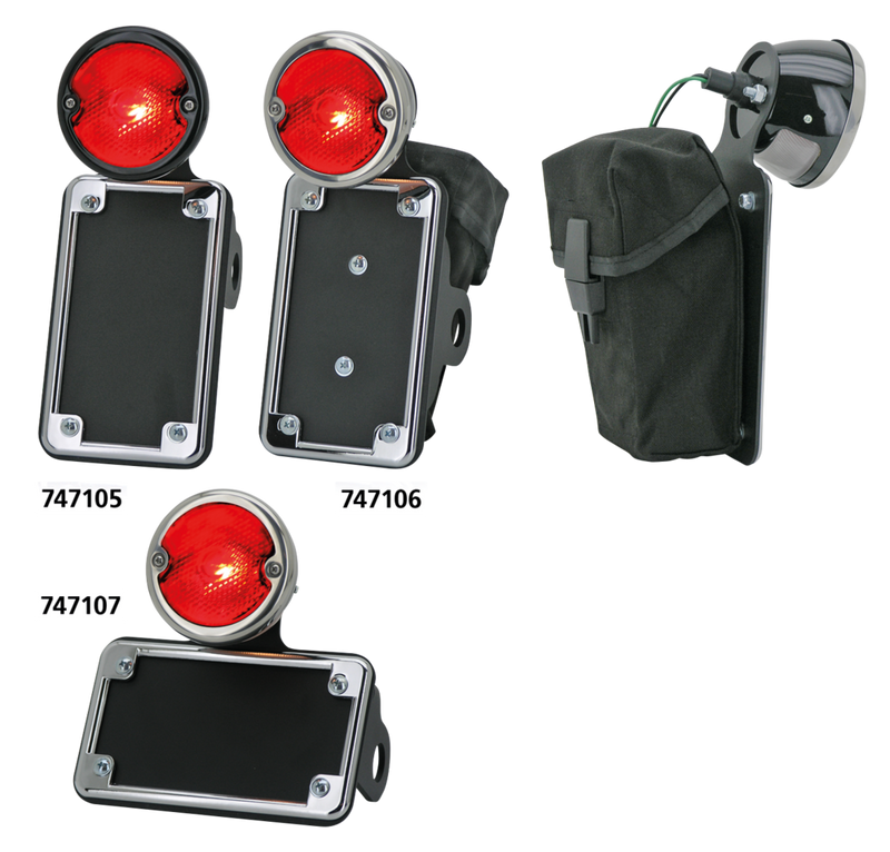 32 Taillight W/Vertical Lic.Mount