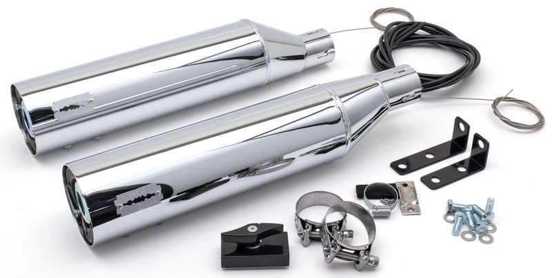 2-2 Race Slip-Ons Chief22-Up Chrome