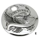 L2Ride Fuel Door FLH/T92-07 Chrome