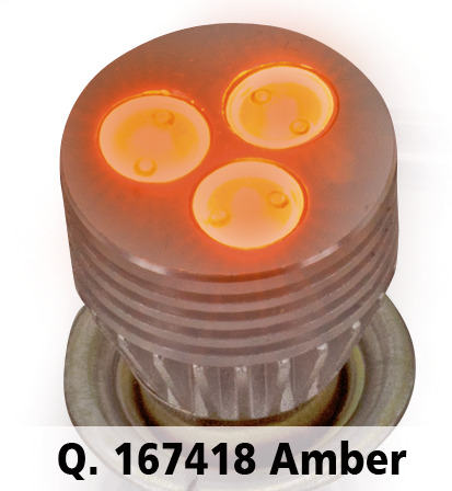 Dual FM-3 Led Bulb Amber Bay15D