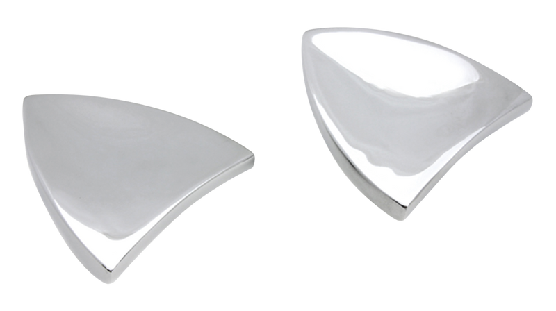 Mirror Block Off Plates For 1996-2013 Batwing Fairing Chrome Mirror Block Off Plates Flt96-13