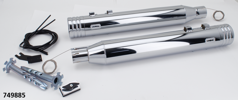 100 Striped End FLH/T21-Up CVO Chrome