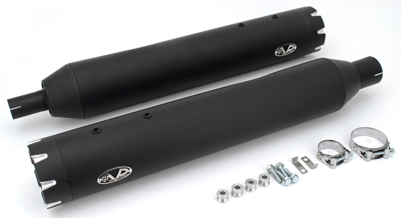 Twin Dark Muffler Set D.114Mm Revolver Cap