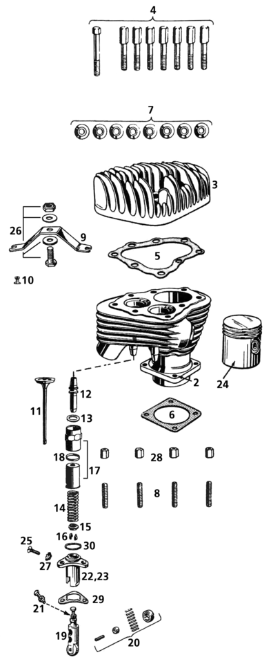 Washer Set For 45CI 1:5 Alu Heads Parkrzd