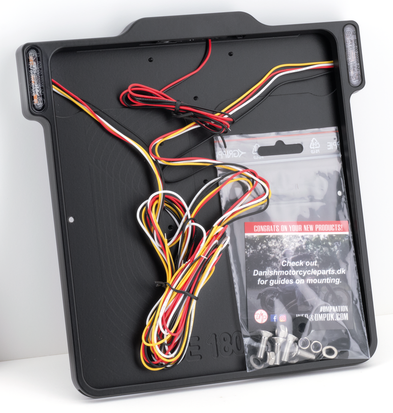 3-1 License Frame De Matt Black