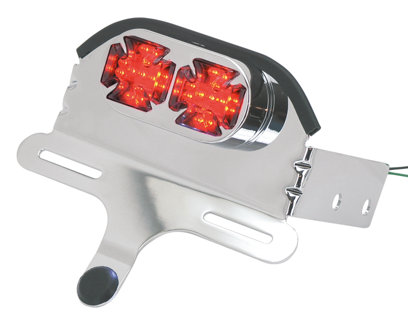 Led 2Cross Taillight W/Fb Bracket Cl
