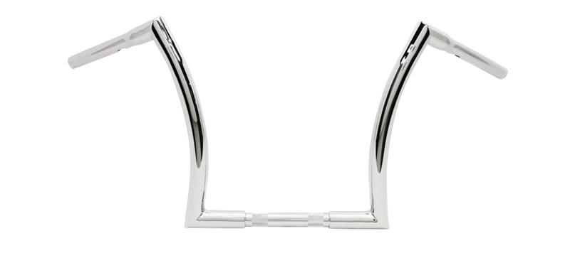 Fat Z-Bars 14 Inch Z Bar 1 Inch Chrome Dimpled Tbw