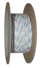 18-Gauge White/Blue Stripe 100 Spool Primary Wire