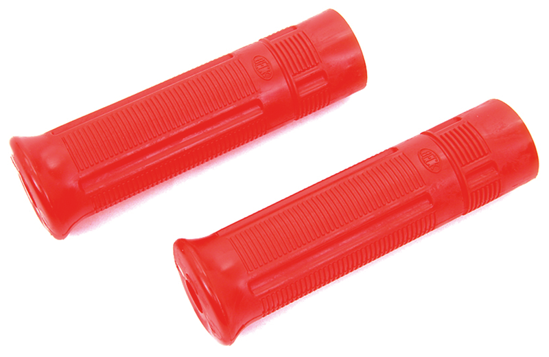 Beck Style Grips For 1915-1948 Harley & 1936-1952 Indian Beck Plastic Grip Set Red Hd15-48