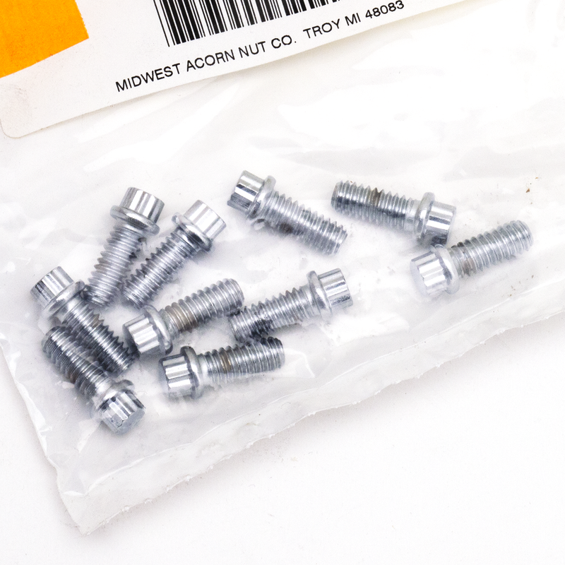 12-Point Bolts 1/4-20 X 5/8 Inch UNC - Pack Of 10