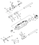 Shifter Parts For 2004 To Present Sportster & Air Cooled Buell Shifter Shaft XL06-Up