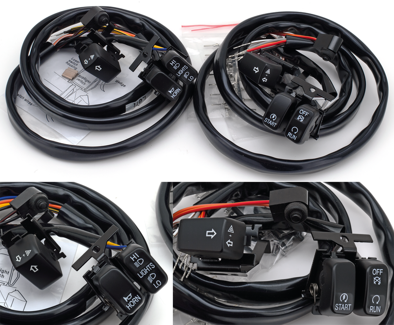 Black Handlebar Switch Kit 07-Up